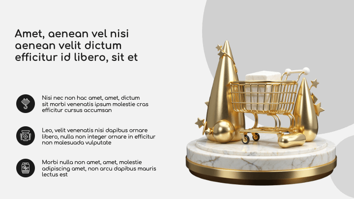 Marble Elegance Gray Minimal slide 6